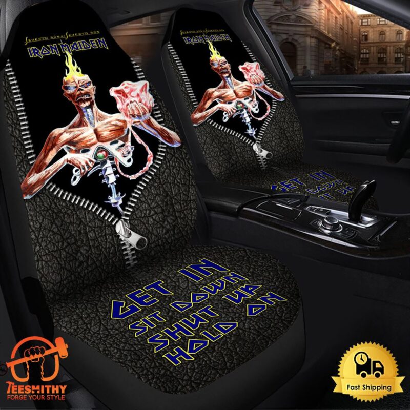 Iron Maiden Seventh Son Hold on Car Seat Covers Universal Fit