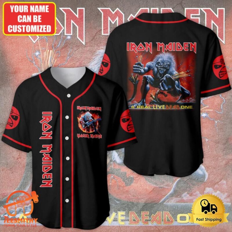 Personalized Iron Maiden A Real Live Dead One Beast Baseball Jersey Shirt 3D