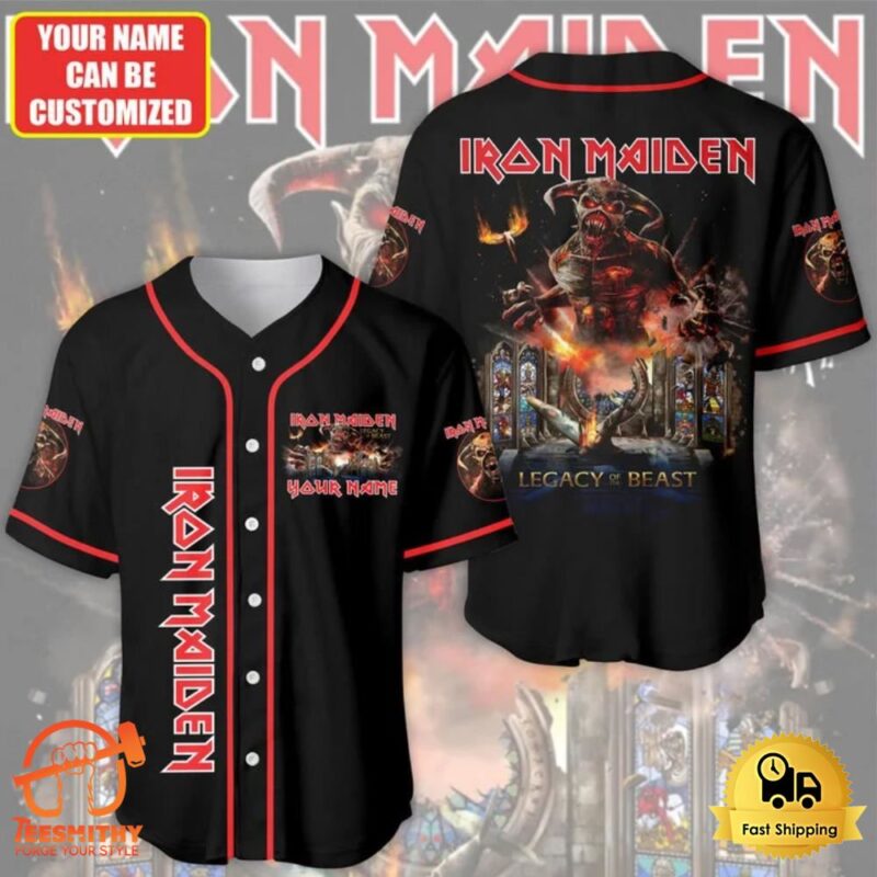 Personalized Iron Maiden Legacy Of The Beast