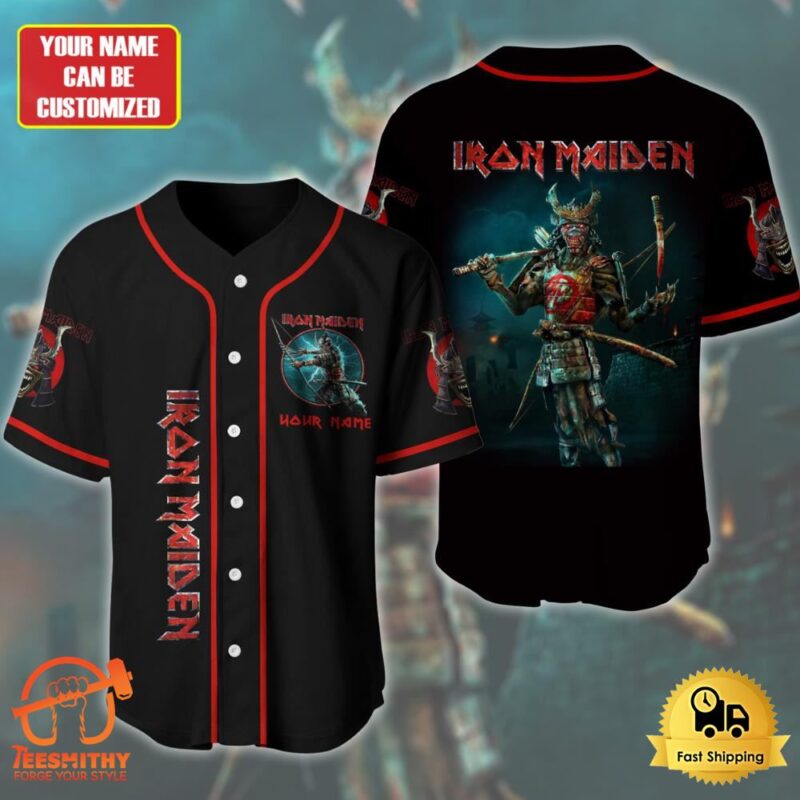 Personalized Iron Maiden Senjutsu Baseball Jersey Shirt 3D