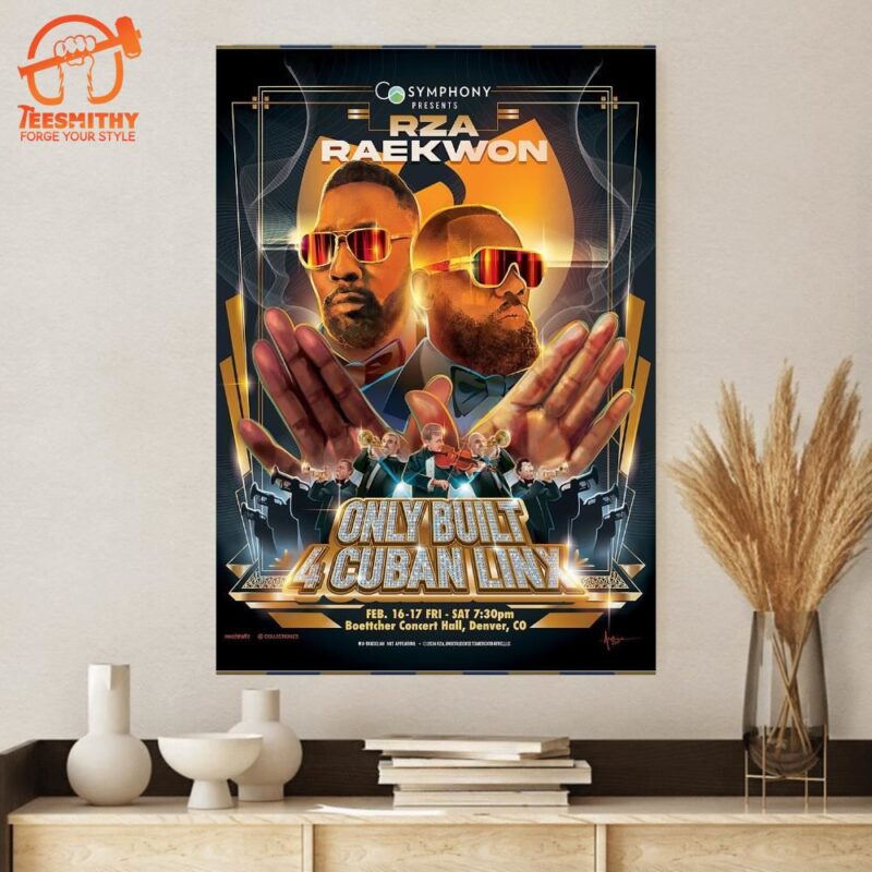 RZA & Raekwon To Perform Only Built 4 Cuban Linx Poster Canvas