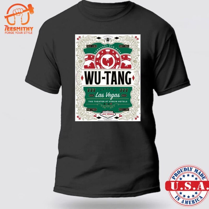 Wu-Tang Clan Las Vegas February 09, 2024 Unisex T-shirt