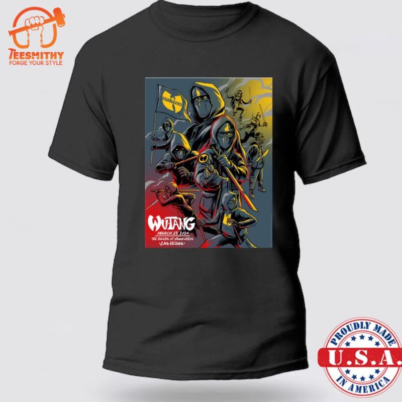 Wu-Tang Clan Las Vegas March 23, 2024 Unisex T-shirts