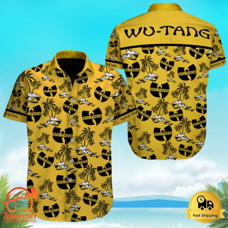 Wu-Tang Coconut Color Button Shirt – Tee