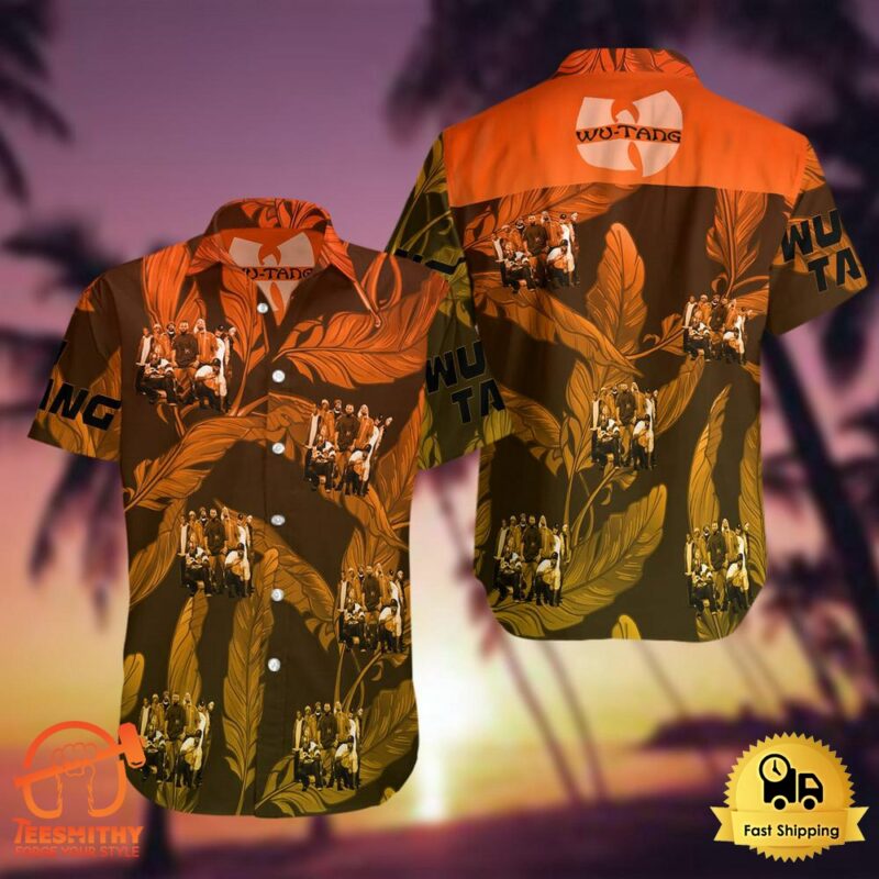 Wu Tang Summer Short Sleeve Hawaiian Beach Shirt – Tee