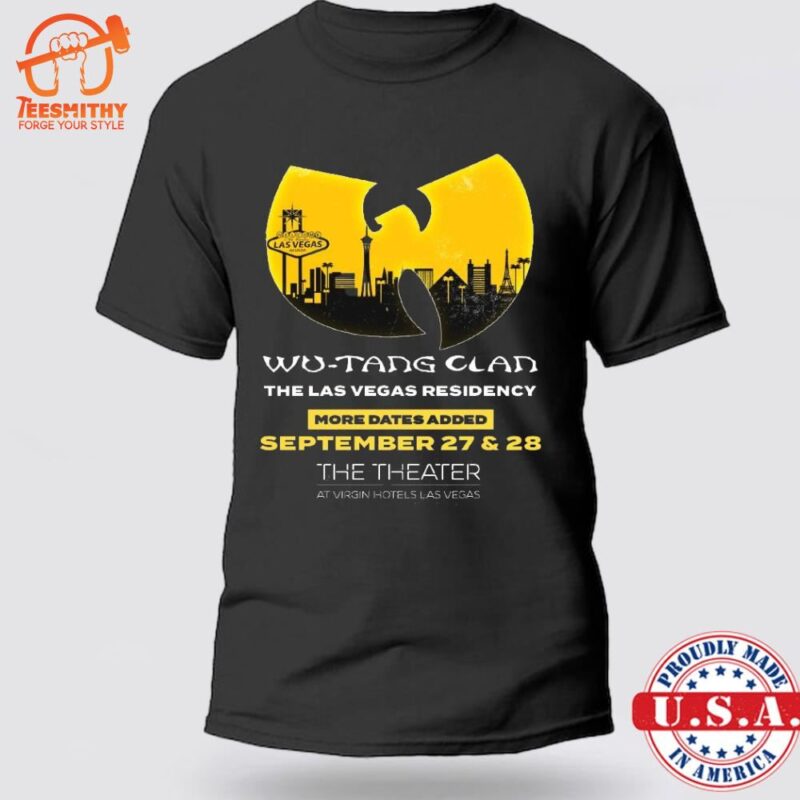 Wu-tang Clan The Las Vegas Residency September 27 & 28 Tour 2024 Unisex T-shirt