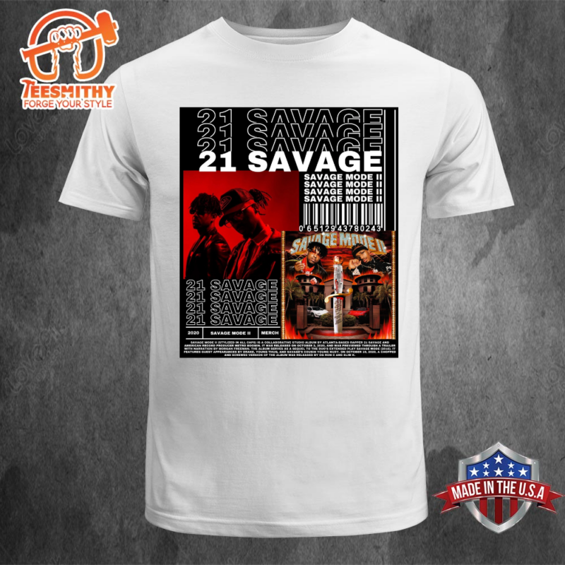 21 Savage Rap Tour 2024 Unisex T-shirt