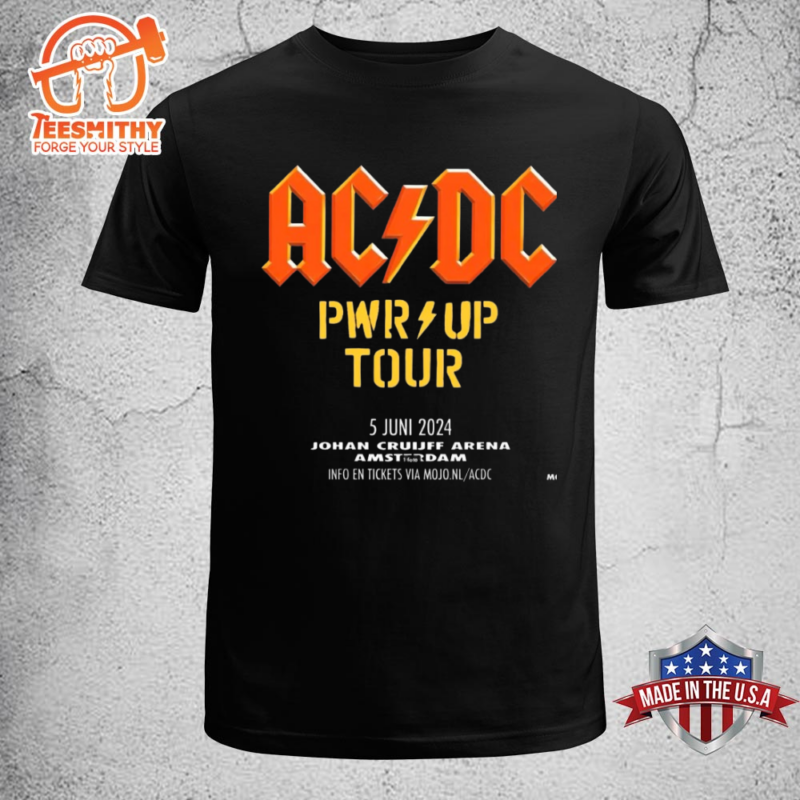 ACDC Pwr Up World Tour 2024 Unisex T-Shirt