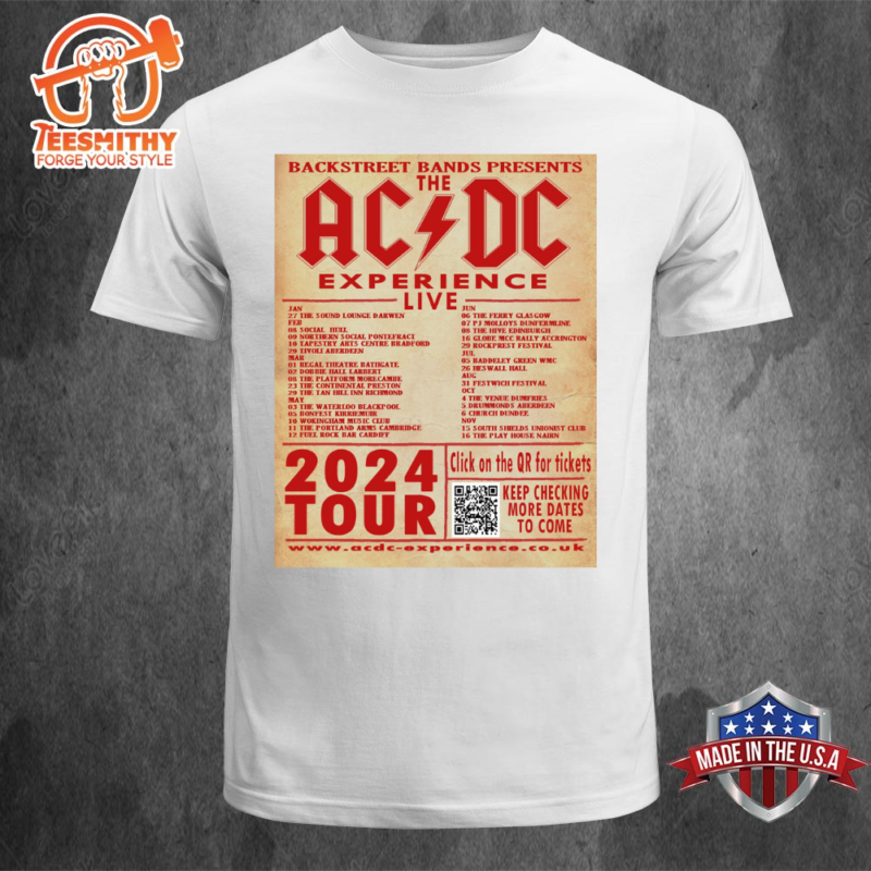 ACDC Pwr up World Tour 2024 Poster Unisex T-shirt
