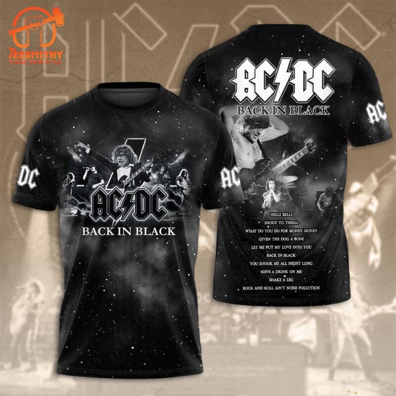 ACDC World Tour Acdc Pwr Up Tour 2024 3D Shirt