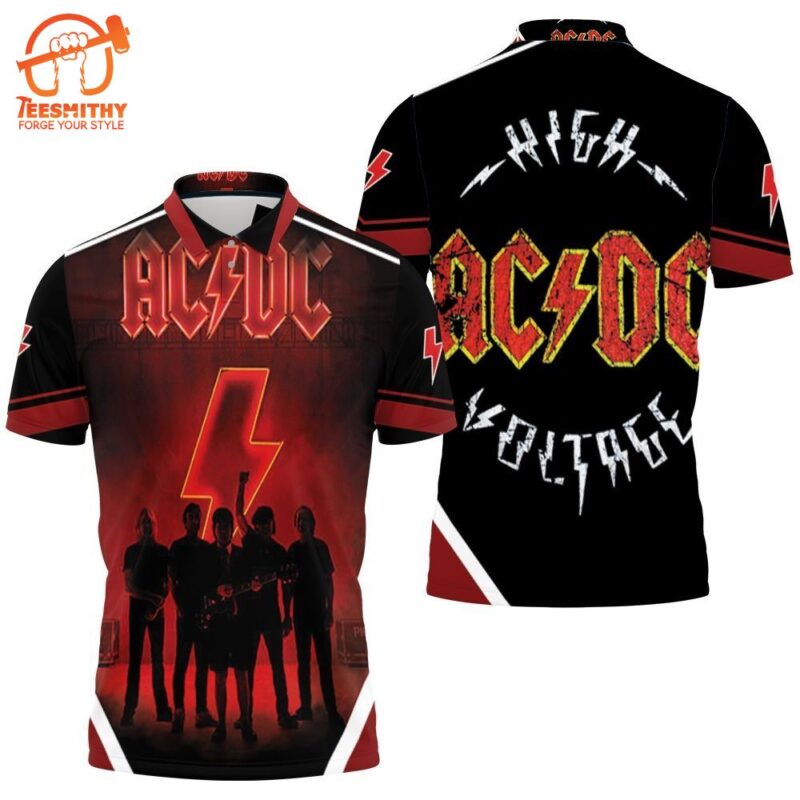 Acdc Pwr Up On Stage Polo Shirt