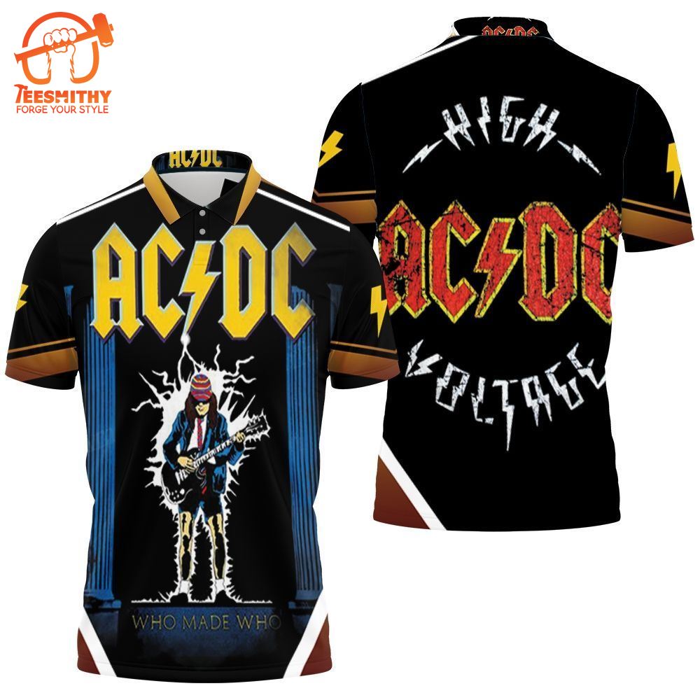 Acdc Who Made Who Polo Shirt