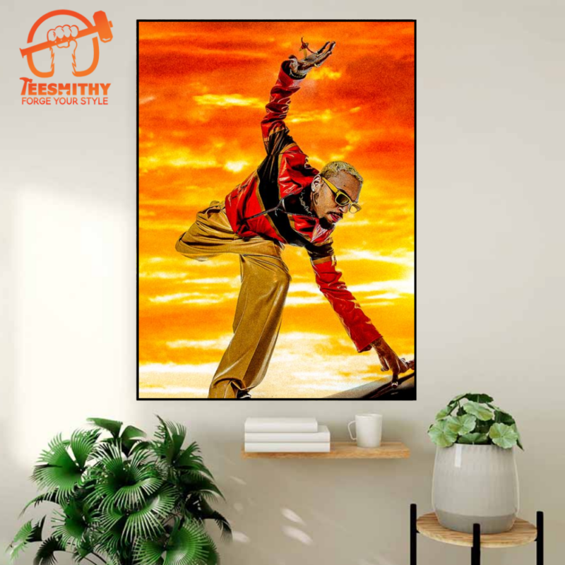 Chris Brown 11 11 New Album Poster Gallery Prints Self Adhesive Home Decor Poster Canvas