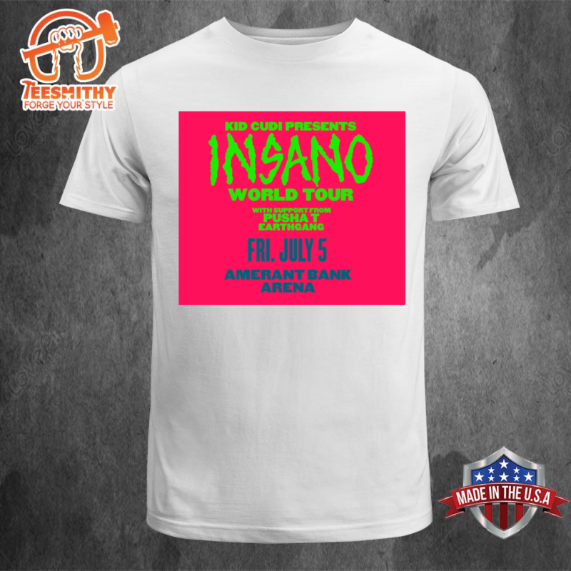 Kid Cudi Presents Isano World Tour July 5 T-shirt