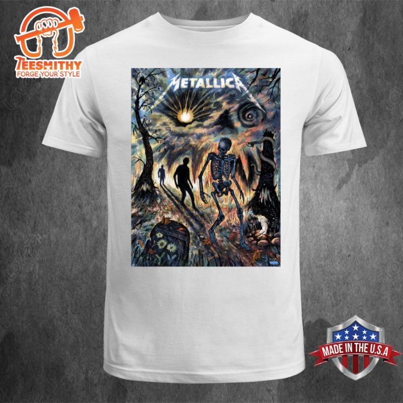 Metallica 72 Season Poster Series Sleep Walk My Life Away T-shirt Tee