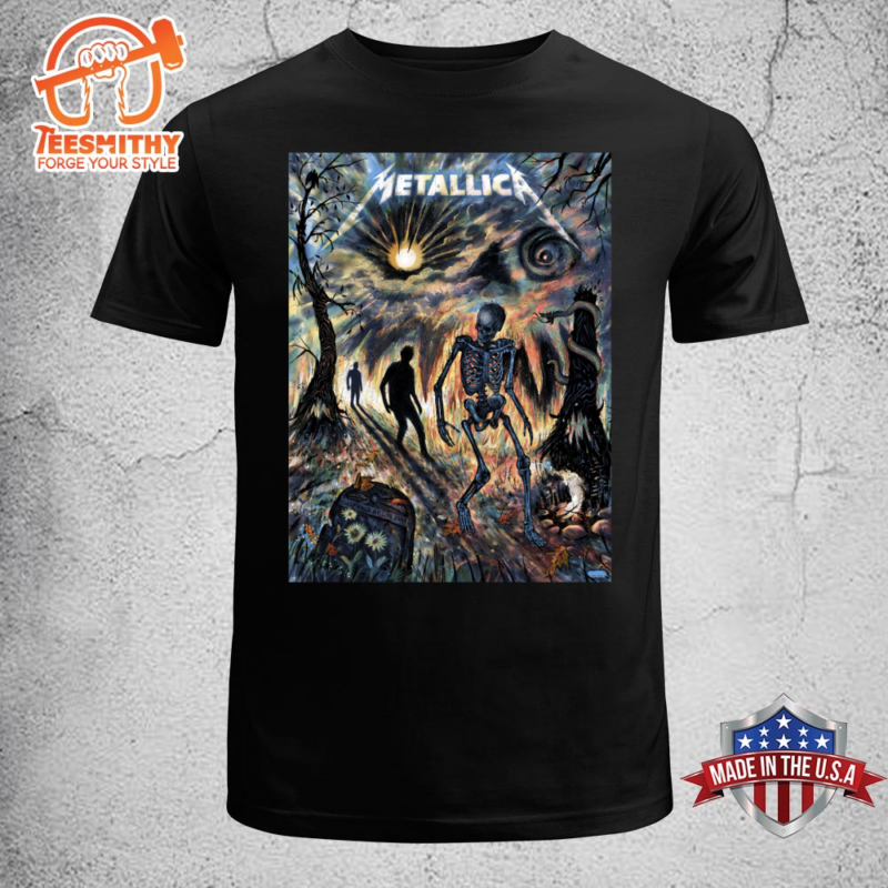 Metallica 72 Season Poster Series Sleep Walk My Life Away Unisex T-shirt