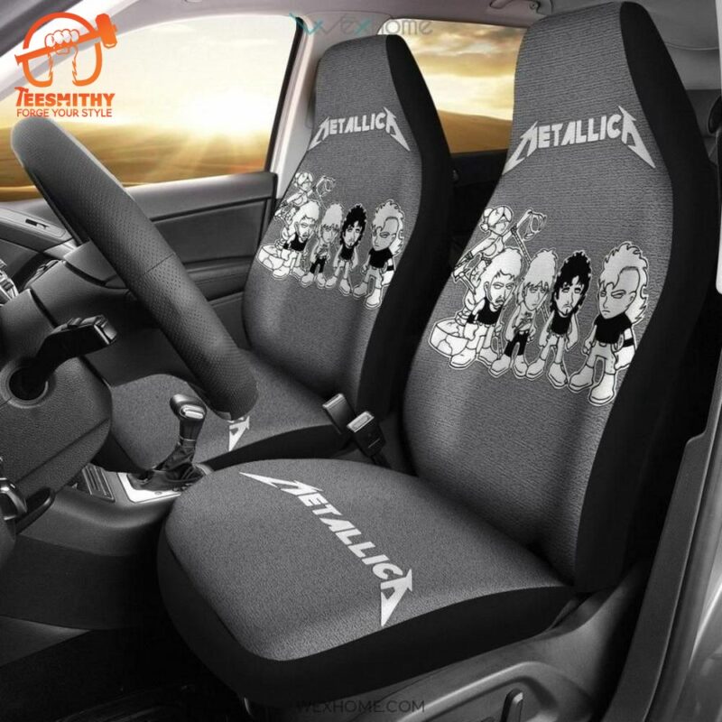 Metallica Band Members Logo Car Seat Covers