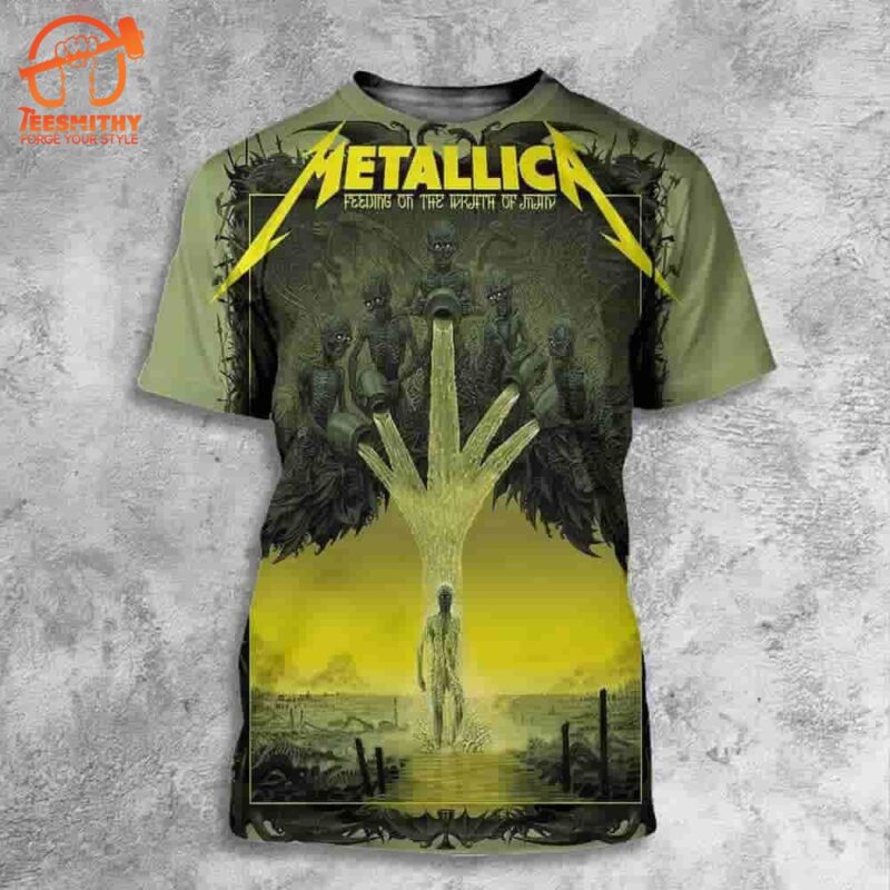 Metallica Feeding On The Wrath Of Man By Marald Art All Over Print Shirt