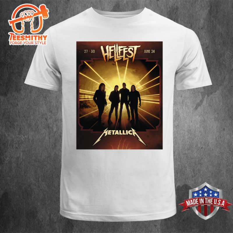 Metallica Hellfest 2024 Poster Unisex T-shirt