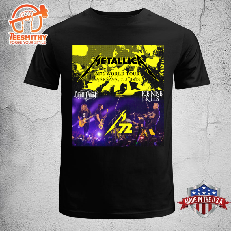 Metallica M72 World Tour – Warsaw, July 7th T-shirt