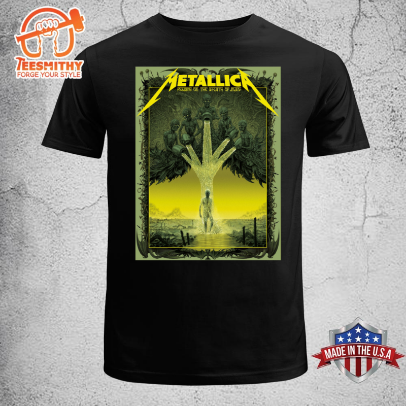 Metallica New Poster For 72 Seasons Feeding On The Wrath Of Man By Marald T-shirt Tee