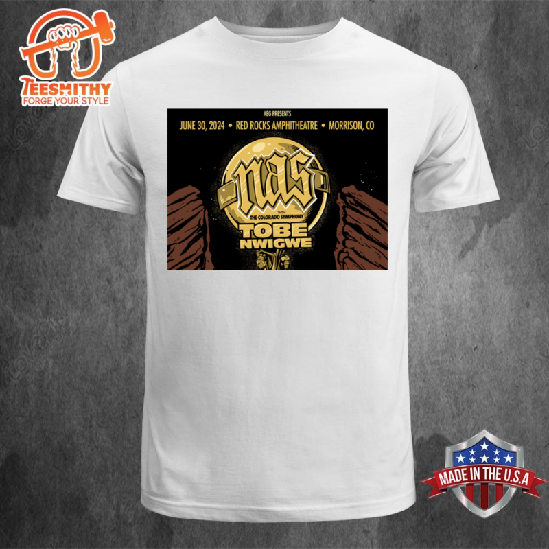Nas W Colorado Symphony & Tobe Nwigwe June 30 2024 Morrison CO Unisex T-shirt
