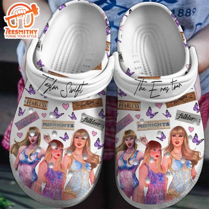New Design Clogs Singer Taylor Swift White Clogs Shoes