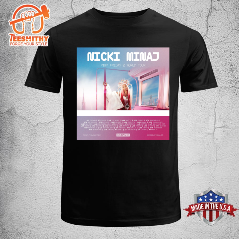 Nicki Minaj Announces 2024 Tour T-shirt