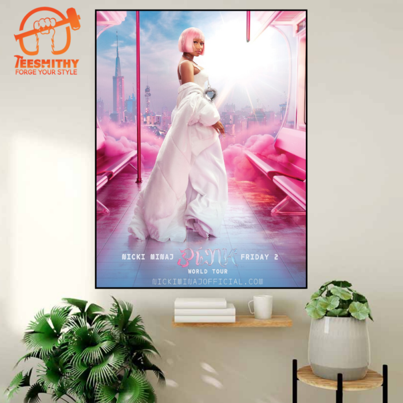 Nicki Minaj Touring Europe In 2024 Poster Canvas