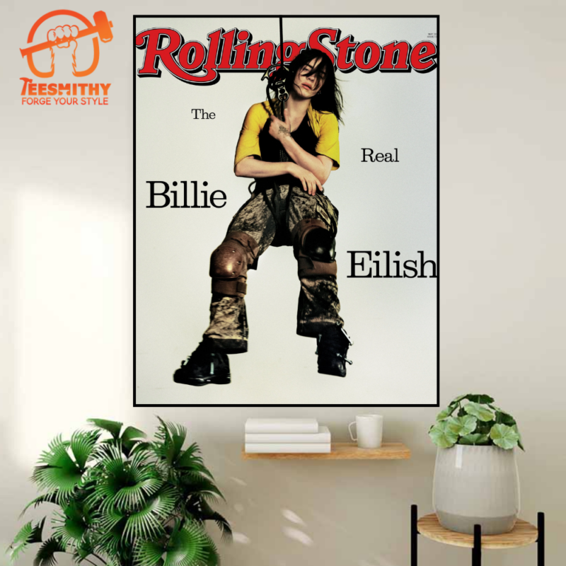 Rolling Stone Magazine May 2024, The Real Billie Eilish Poster Canvas