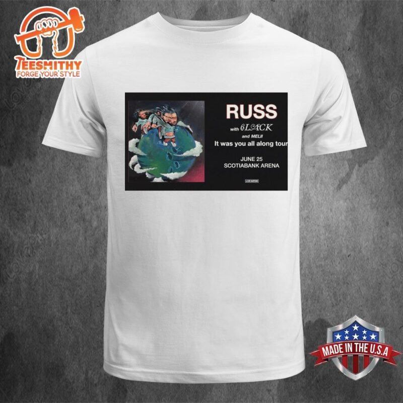 Russ It Was You All Along North American Tour 2024 June 25 T-shirt