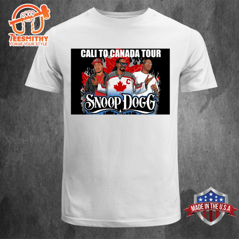 Snoop Dogg Announces Cali To Canada Tour 2024 T-shirt