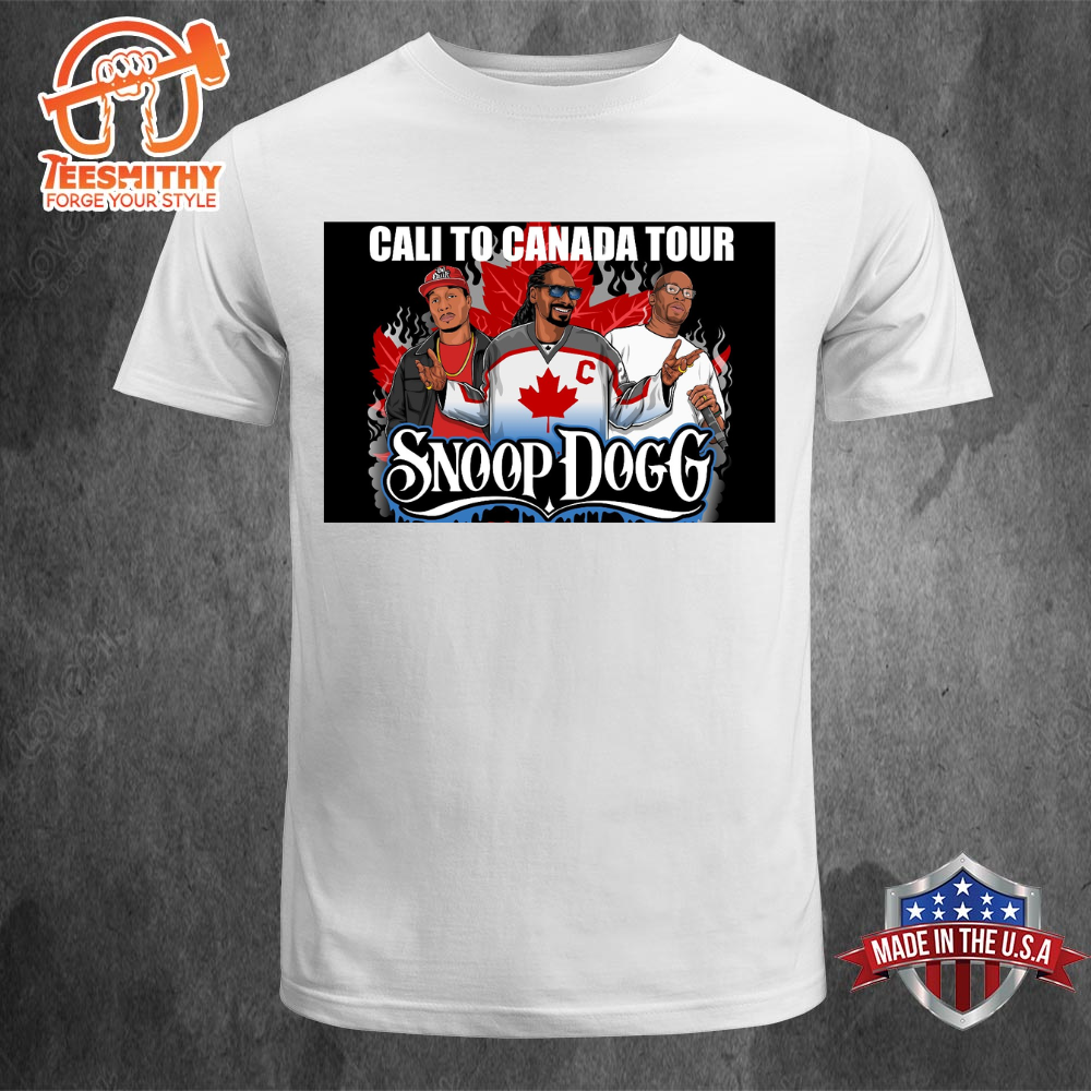 Snoop Dogg Announces Cali To Canada Tour 2024 T-shirt