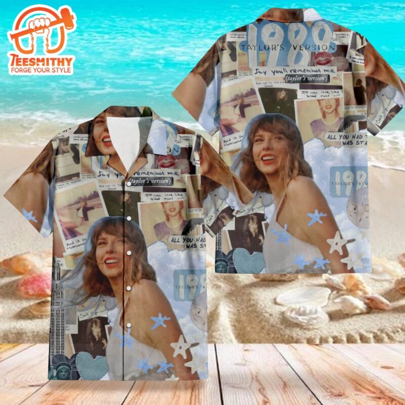 Taylor Swift 1989 Taylor Version Aesthetic 2024 Summer For Fan Gifts Hawaiian Shirt