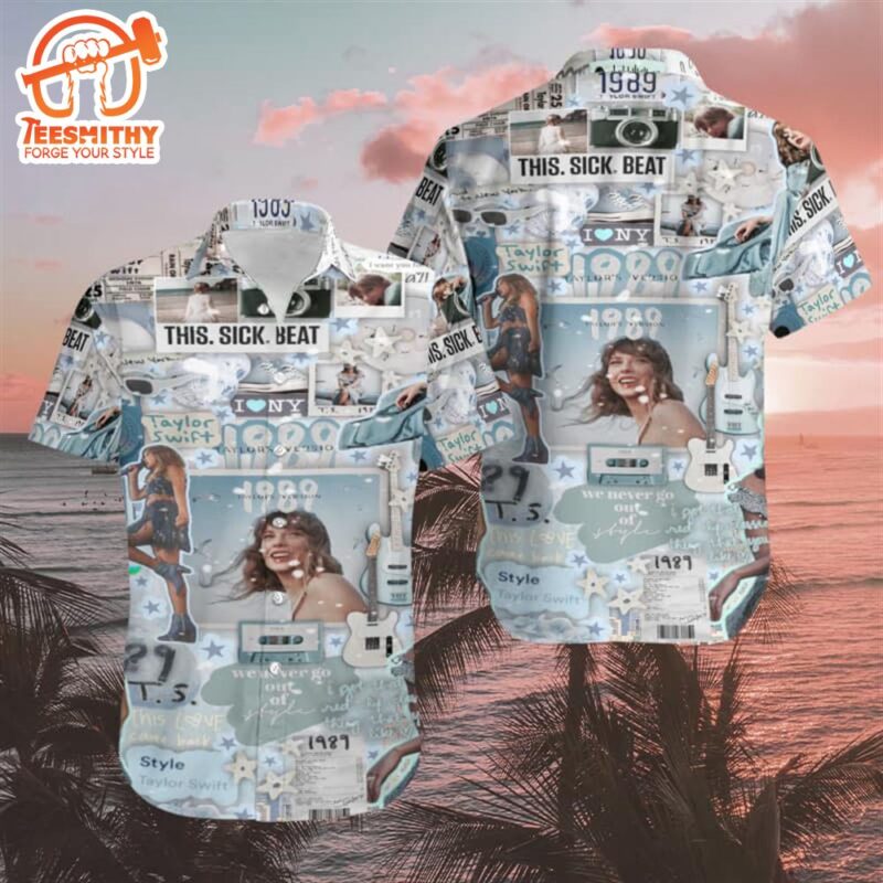 Taylor Swift 1989 Taylor Version Aesthetic 2024 Summer Trend Fan Gifts Hawaiian Shirt