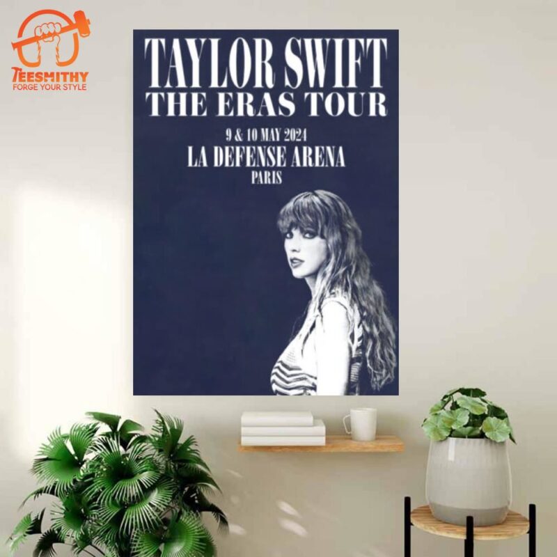 Taylor Swift May 9 10 11 12, 2024 Paris Poster Canvas