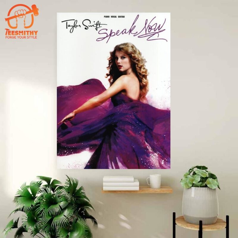 Taylor Swift Speak Now Album Wall Art Poster Canvas