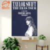 Taylor Swift Stockholm Merch The Eras Stadium 2024 World Tour Poster Canvas