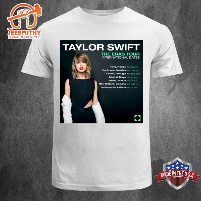 Taylor Swift Stockholm Merch The Eras Tour International Dates T-shirt