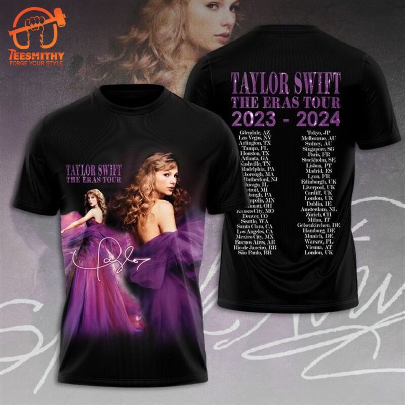 Taylor Swift The Eras Tour 2023-2024 3D Shirt