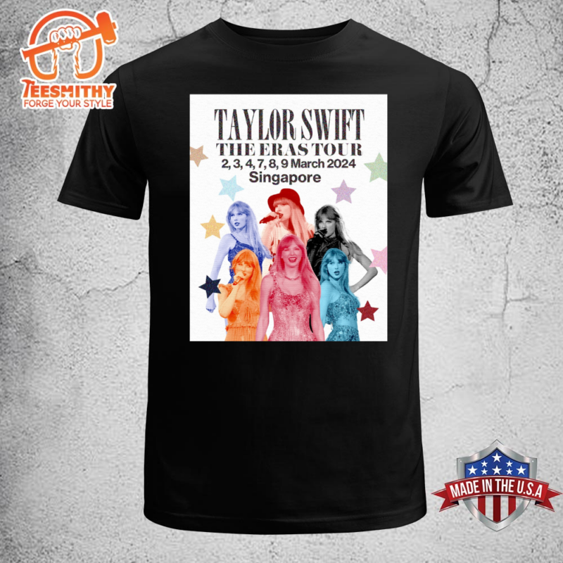 Taylor Swift The Eras Tour 2024 Singapore Unisex T-shirt