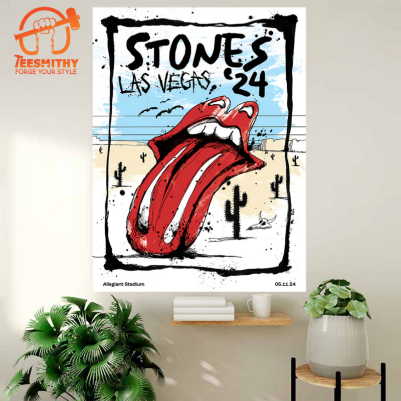 The Rolling Stones Allegiant Stadium Las Vegas, NV May 11 2024 Poster Canvas