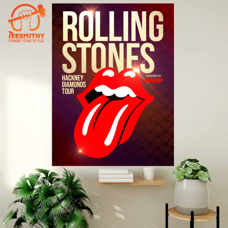 The Rolling Stones Hackney Diamonds 2024 Poster Canvas