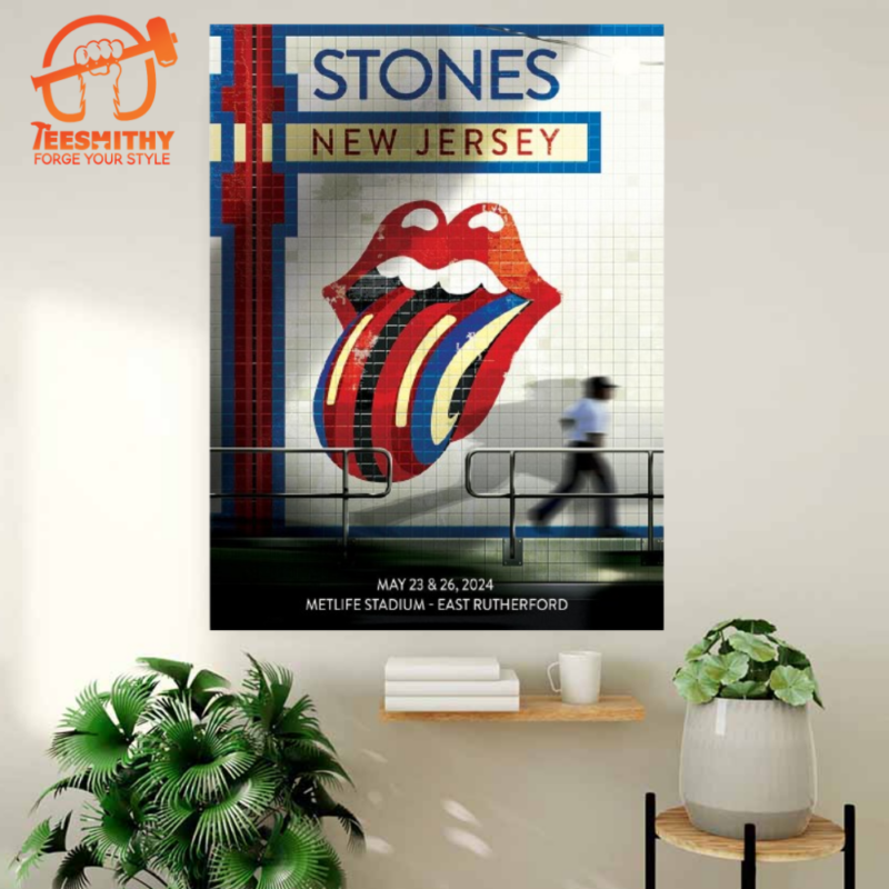 The Rolling Stones May 23 2024 At MetLife Stadium Poster Canvas