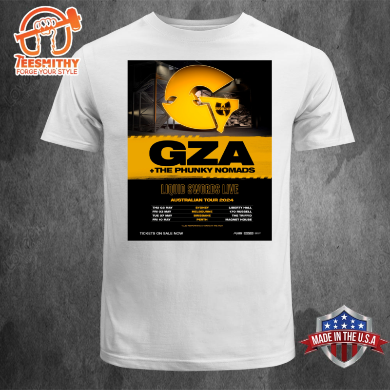 Wu-Tang Tour 2024 GZA The Phunky Nomads Australian Tour 2024 Unisex T-shirt