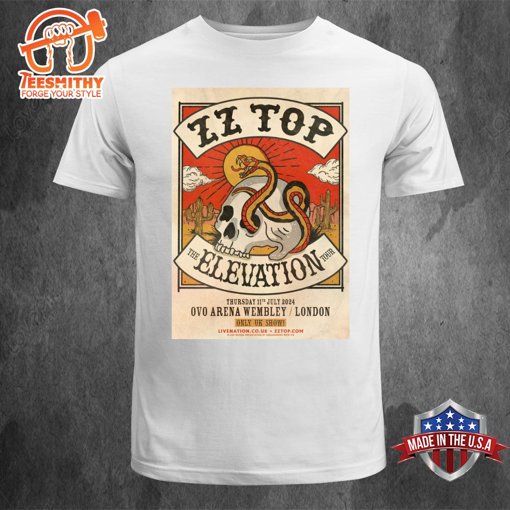 Zz Top Announce 2024 Elevation European Tour T-shirt Tee