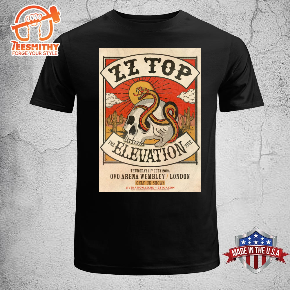 Zz Top Announce 2024 Elevation European Tour Unisex T-shirt