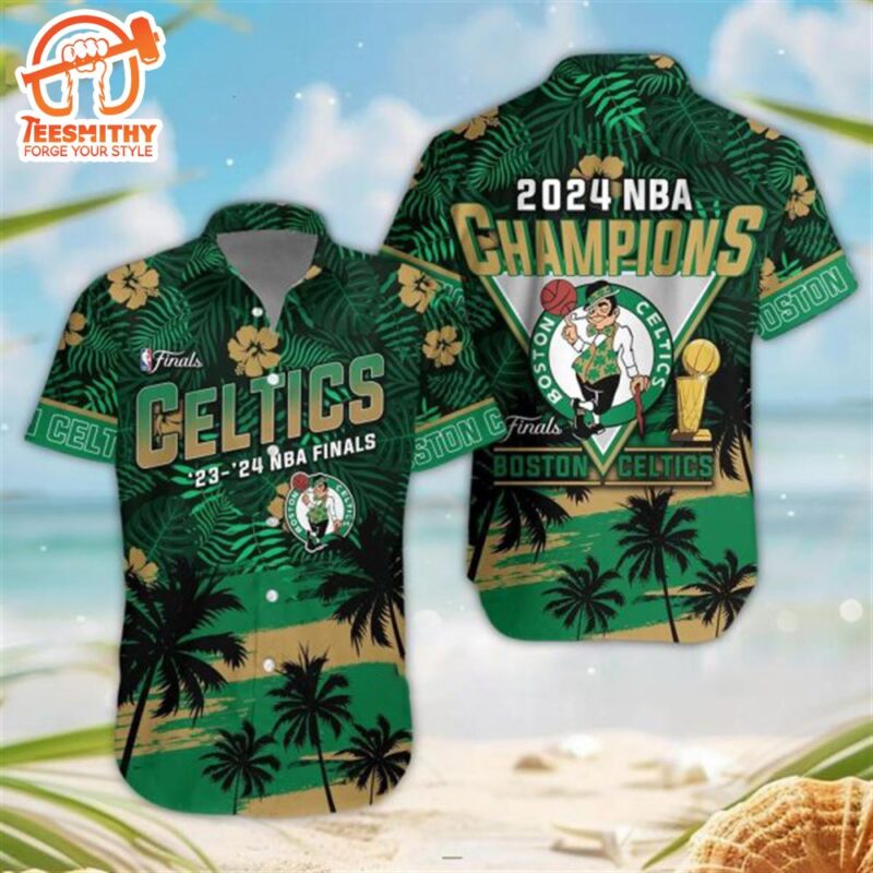 2024 NBA Champions Finals Boston Celtics Hawaiian Shirt