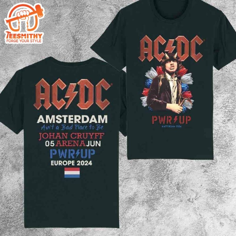 AC DC Power Up At Johan Cruyff Arena Amsterdam NL Pwr Up Amsterdam On June 5th 2024 T-shirt