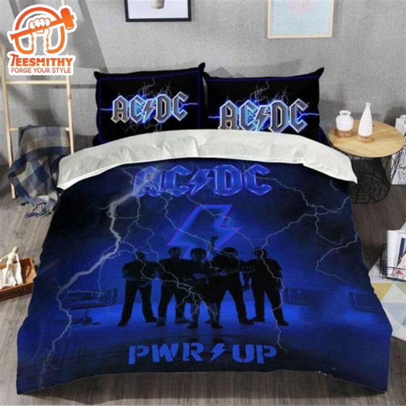 AC DC Pwr Up World Tour 2024 Bedding Set For Fan